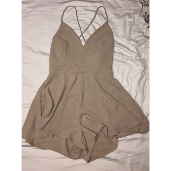 Beige Romper (never worn) - Picture 1 of 4